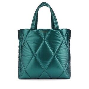 Victoria's Secret Emerald Quilted Tote